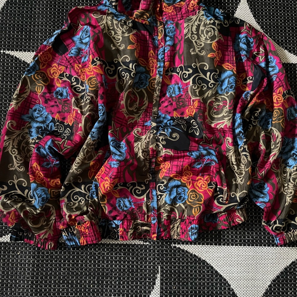 Floral Multicolor Women's Jacket